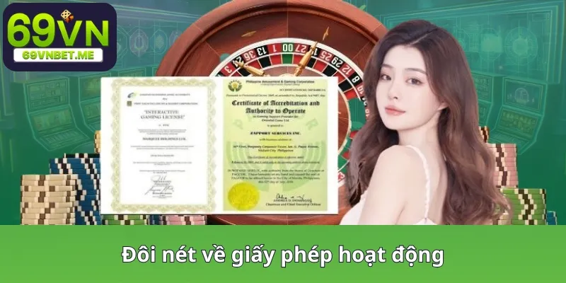 Đôi nét về giấy phép hoạt động